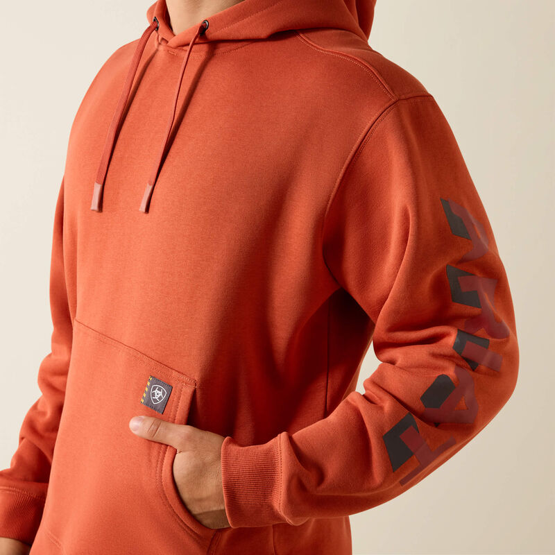 Ariat Men's Rebar Lightweight Logo Hoodie