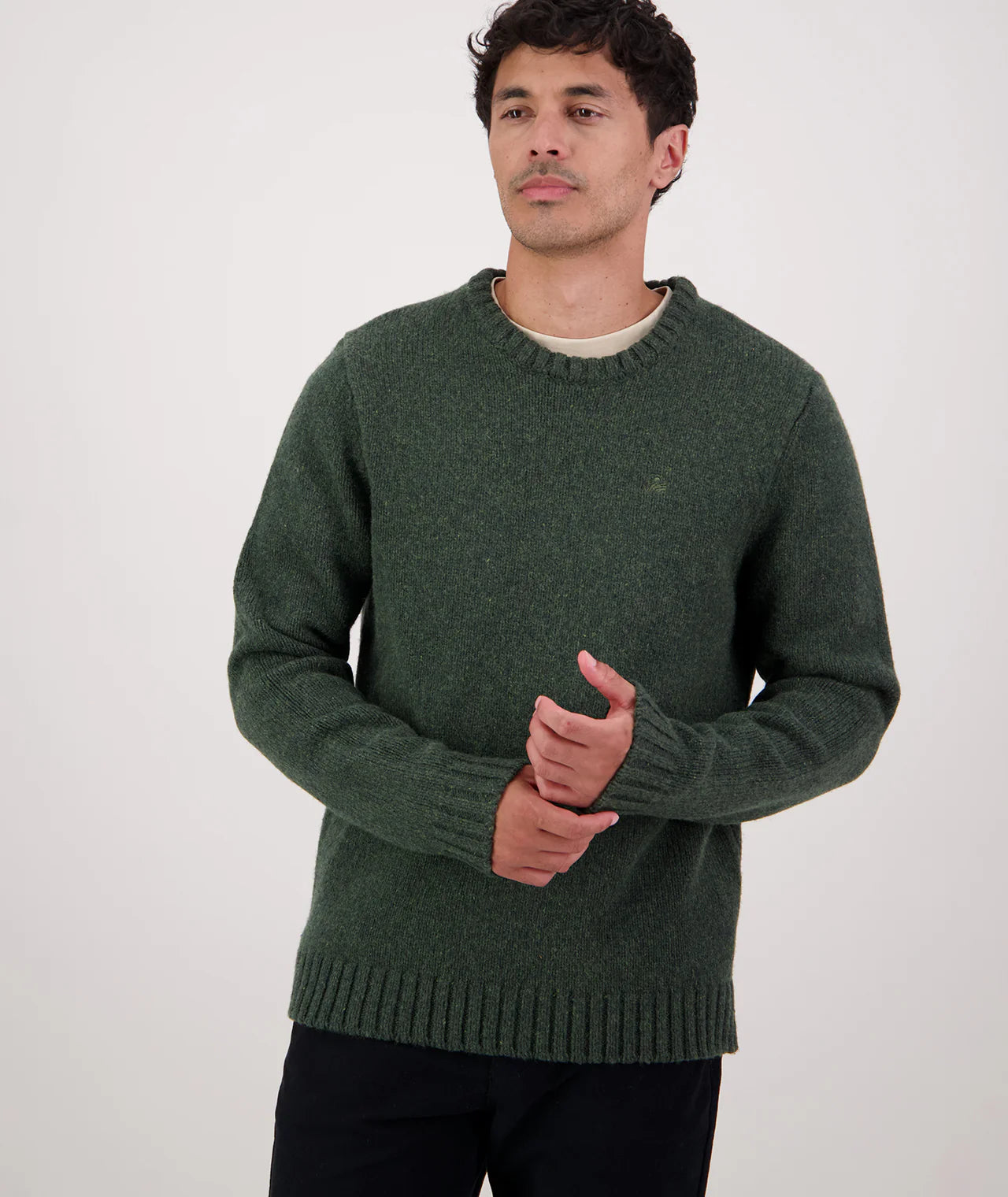 Swanndri Men's Waylins Wool Knit Crew