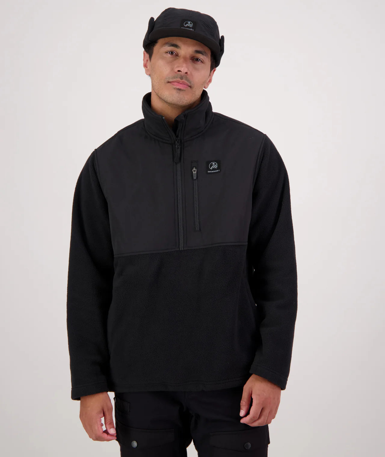 Swanndri Men's High Rock Hybrid Fleece Pullover