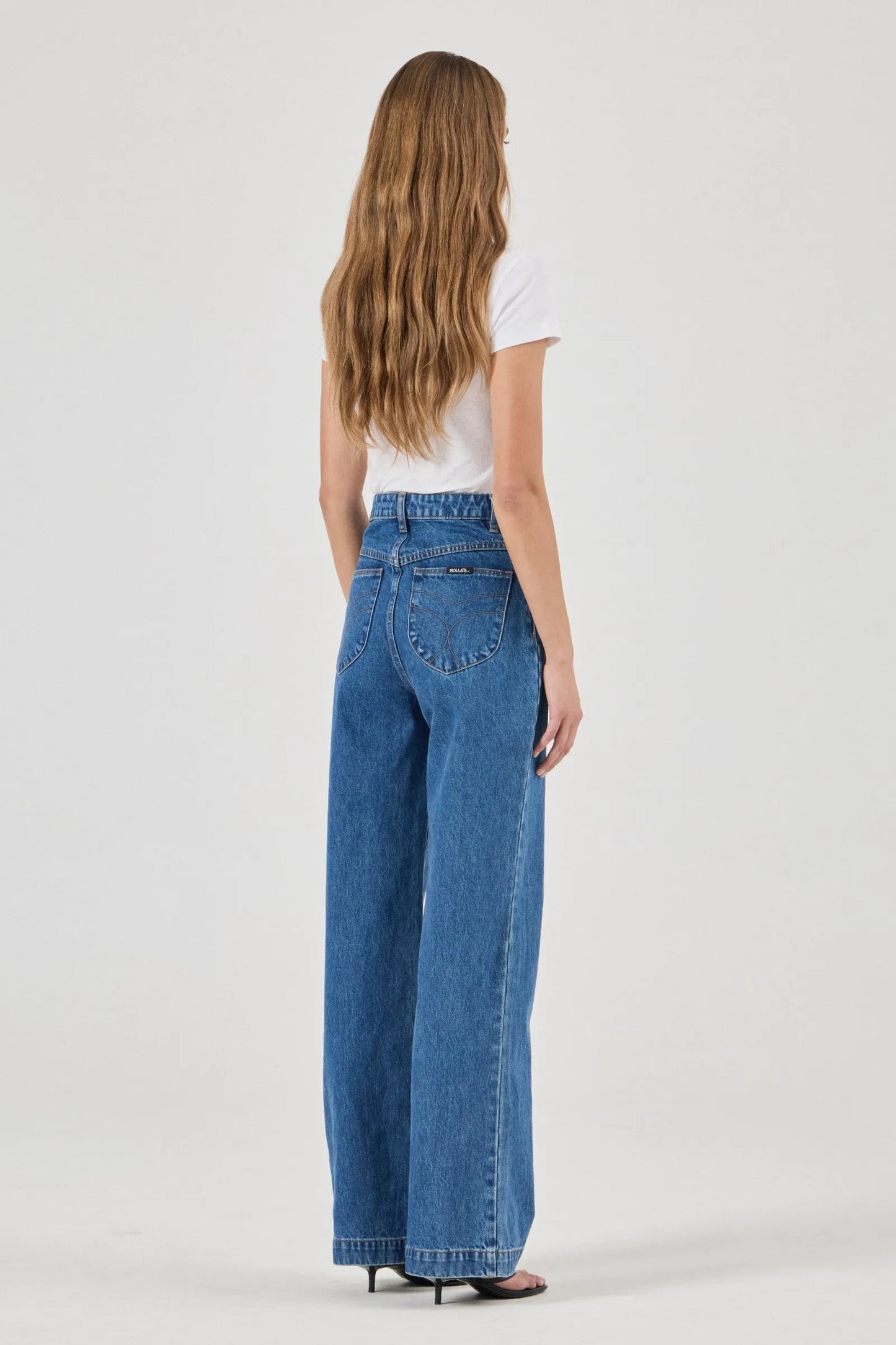 Rolla's Women's Sailor Jean Long - Ashley Blue