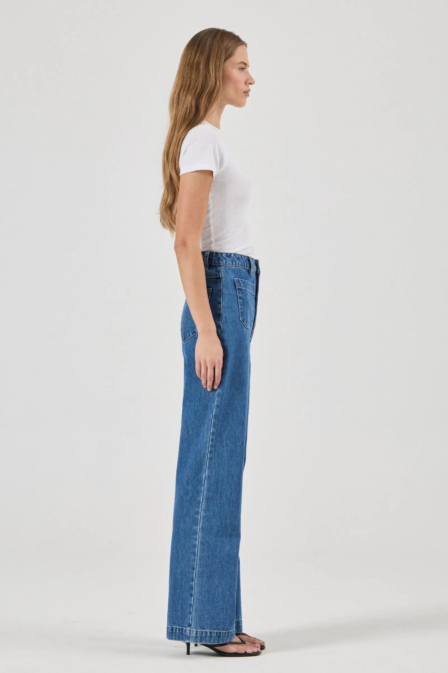 Rolla's Women's Sailor Jean Long - Ashley Blue