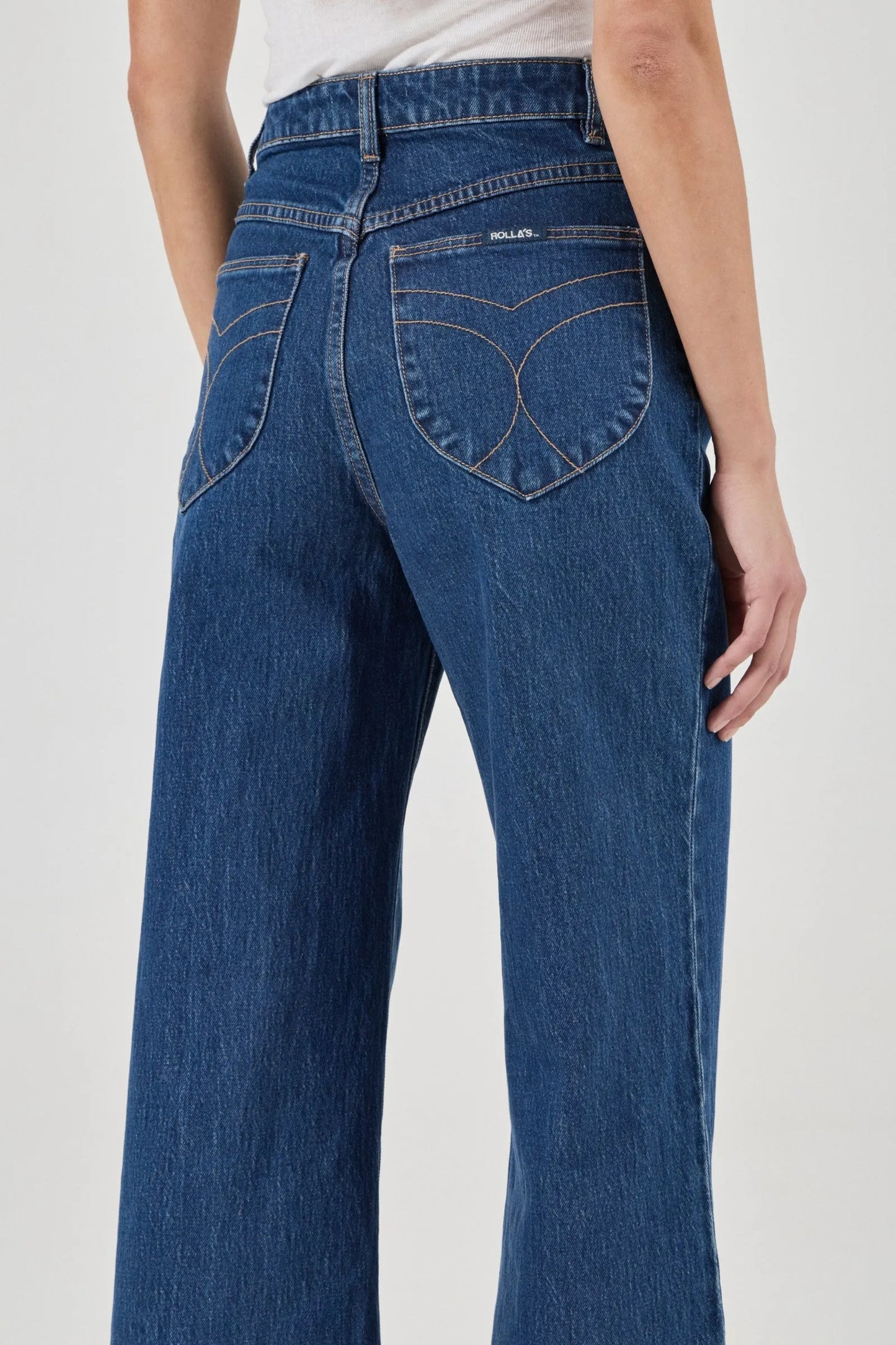 Rolla's Sailor Jean Long - Eco Ruby Blue
