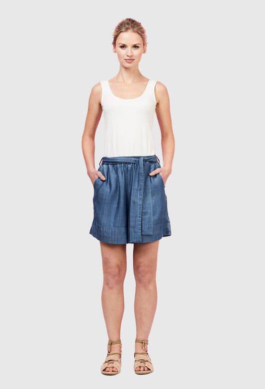 Saints the Label - Chambray Shorts (Plain Chambray) H17502