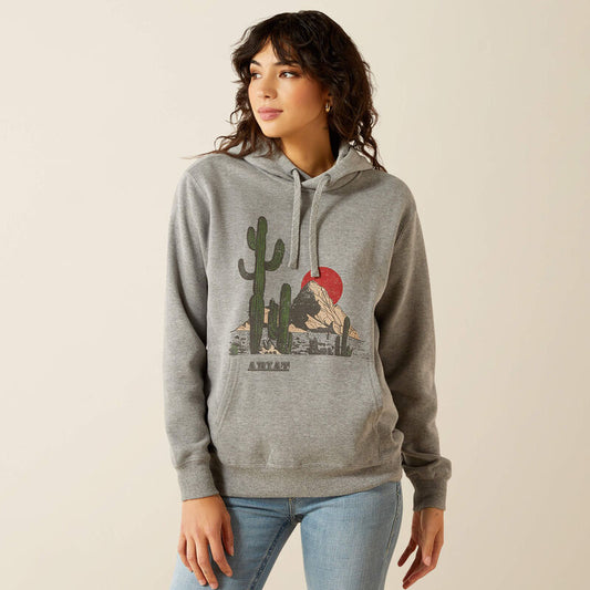 Ariat Women's San Pedro Hoodie -  Heather Grey