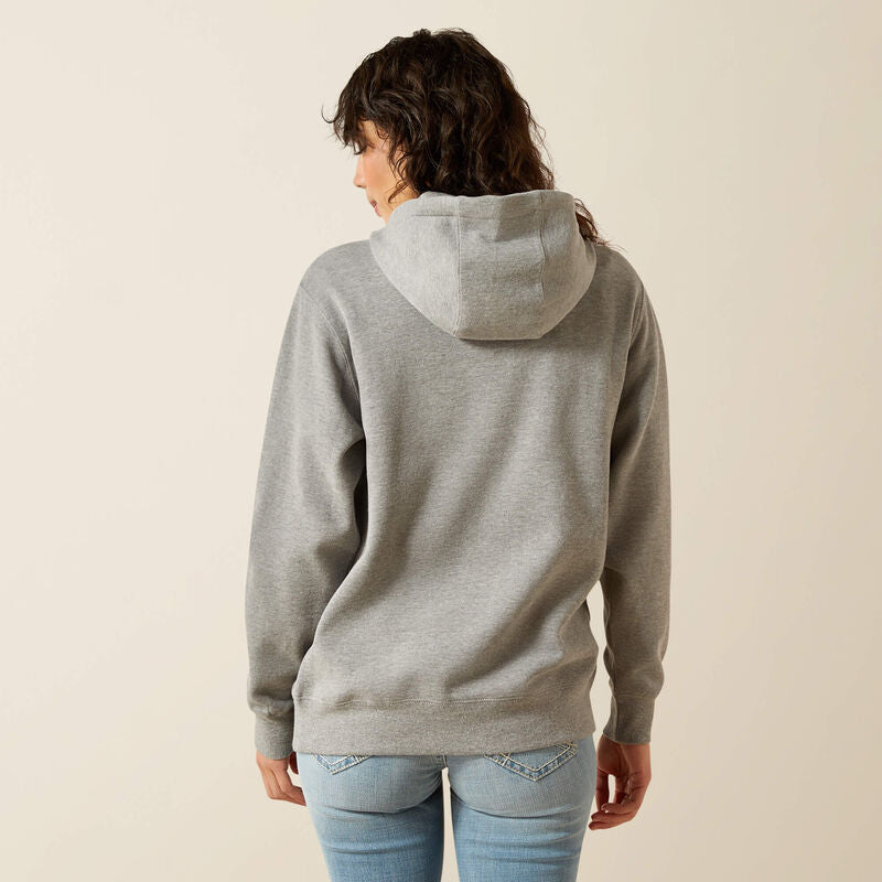 Ariat Women's San Pedro Hoodie -  Heather Grey