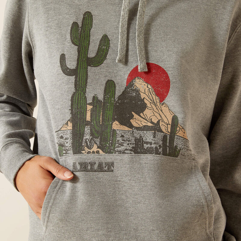 Ariat Women's San Pedro Hoodie -  Heather Grey