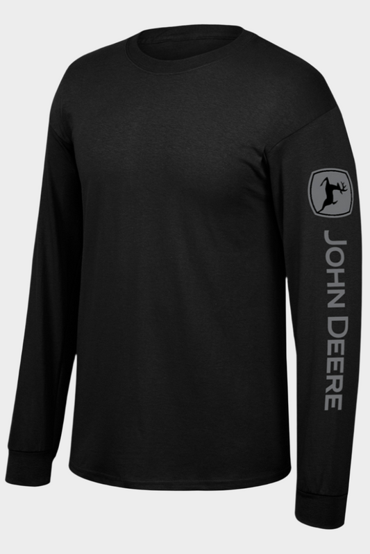 John Deere Mens JD Logo L/S Tee