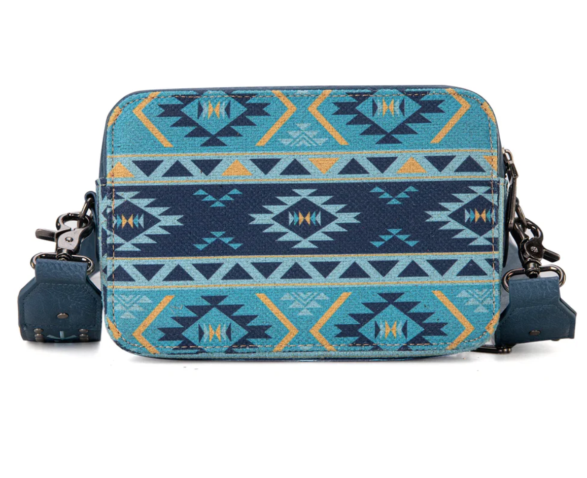 Wrangler Crossbody Purse Aztec Printed