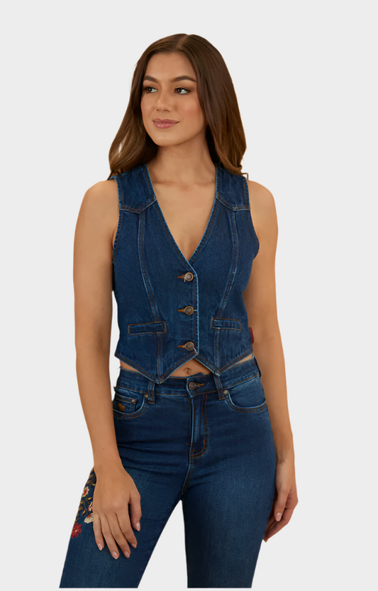 Ringers Western Women's Sutton Denim Vest