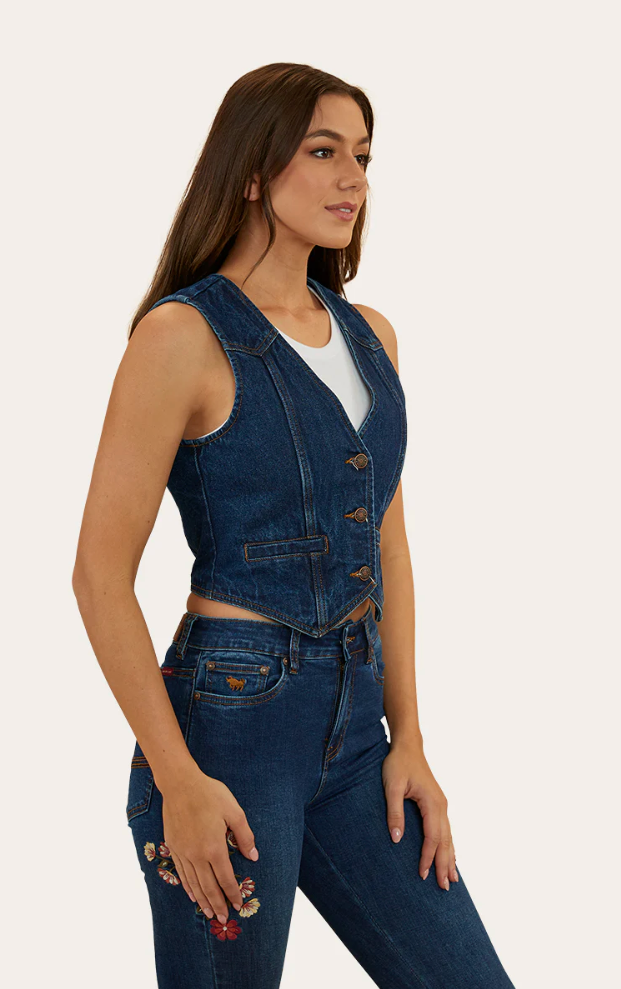 Ringers Western Women's Sutton Denim Vest