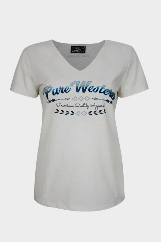 Pure Western Women's Shelly Top (Natural Marle)