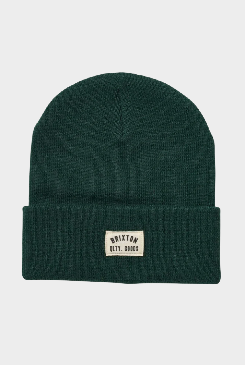 Brixton Woodburn Watch Cap Beanie - Emerald