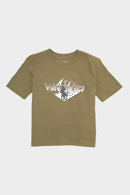 Wrangler Boys Authentic Western Diamond T-Shirt