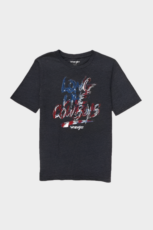 Wrangler Boy's Long Live Cowboys Graphic Shirt