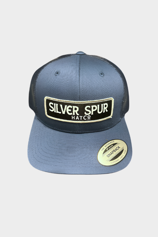 Silver Spur SS Long Patch Hat - Navy