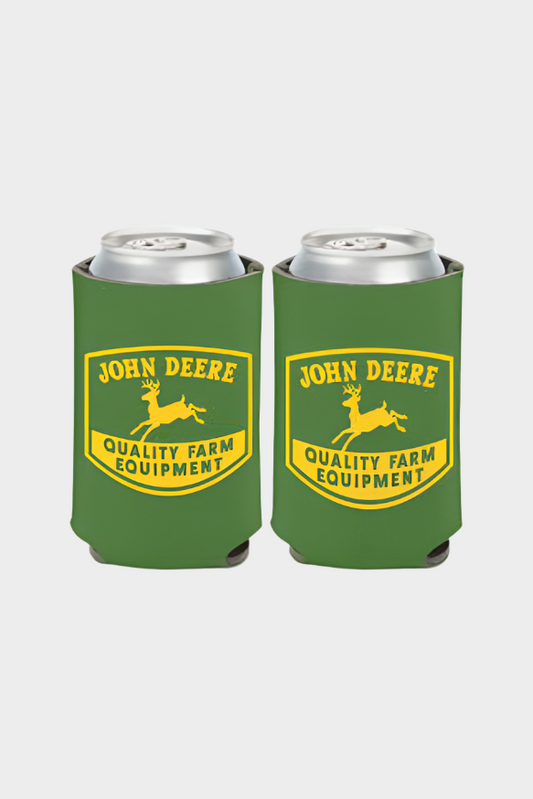 John Deere Can Cooler - Deer Logo Green