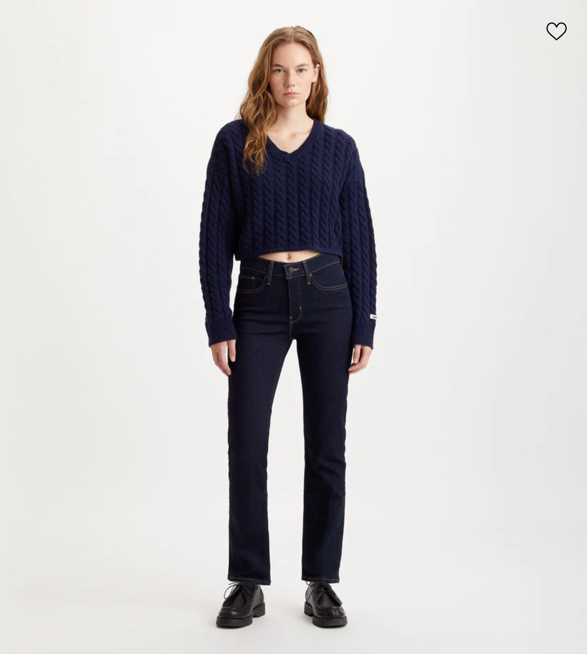Levi's Women's 314 Shaping Straight Jeans - Blue Wave Rinse -32Leg