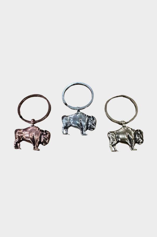Austin Accent Key Chain Buffalo Silver