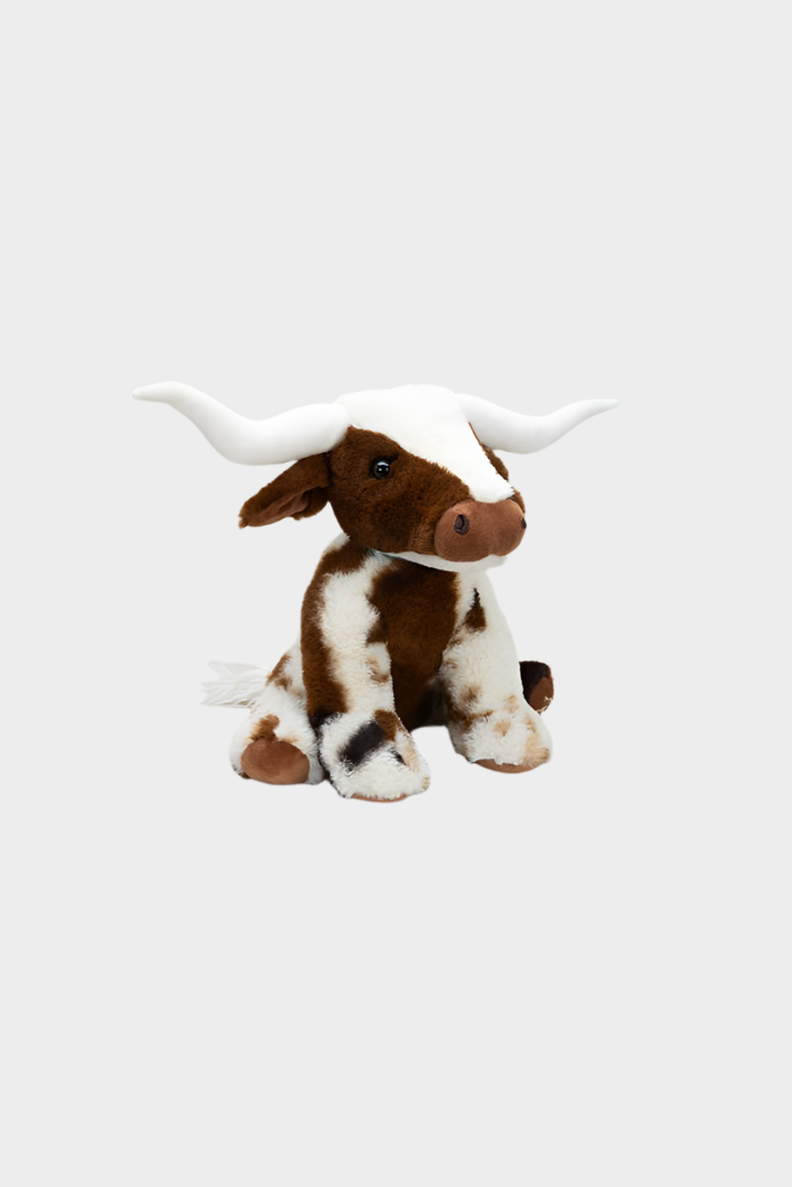 Jomanda Mini Texas Longhorn Brown Cream Highland Cow (11cm)