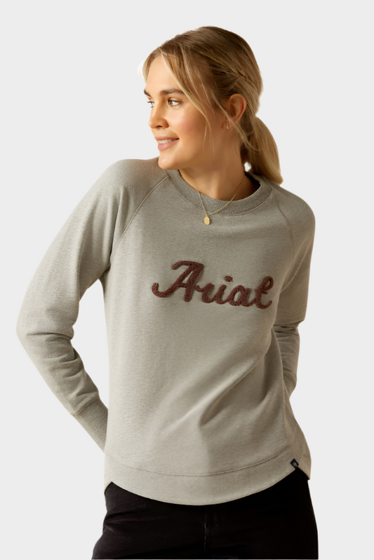 Ariat Women's Benicia Sweatshirt - Heather Grey