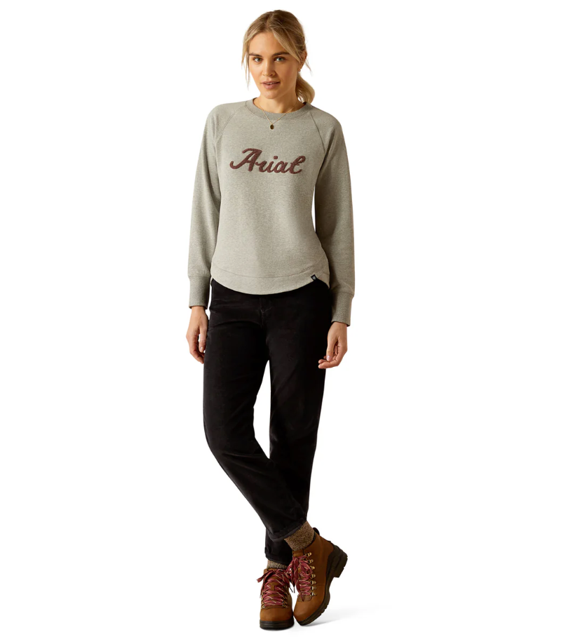 Ariat Women's Benicia Sweatshirt - Heather Grey
