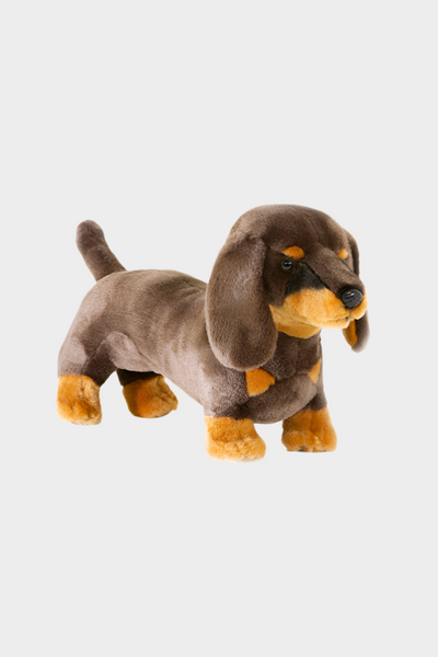 Bocchetta Toys Stretch the Chocolate and Tan Dachshund Size