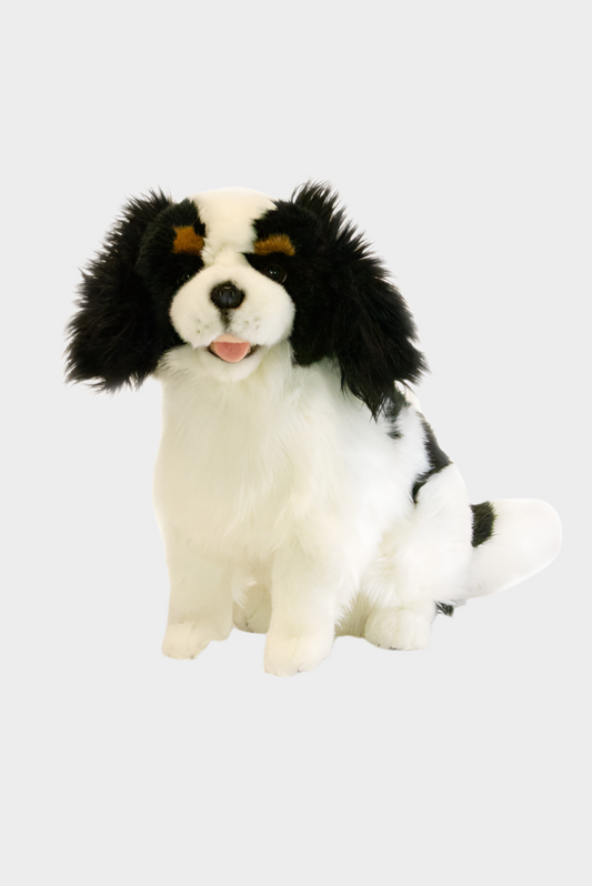 Bocchetta Toys - Chester the Tri-colour Cavalier King Charles Spaniel Size 32cm