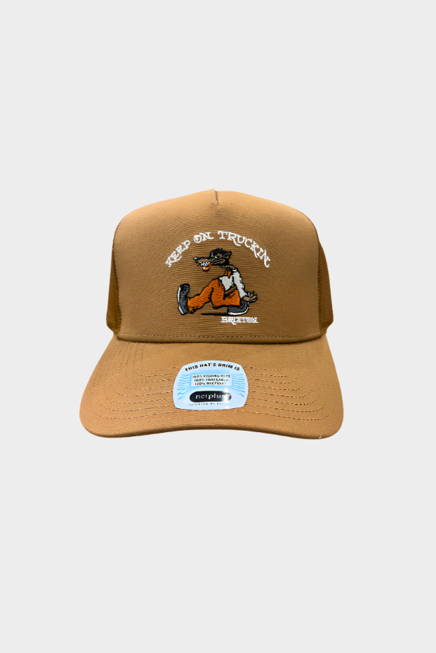 Brixton Unisex Stride Trucker Hat - Washed Copper