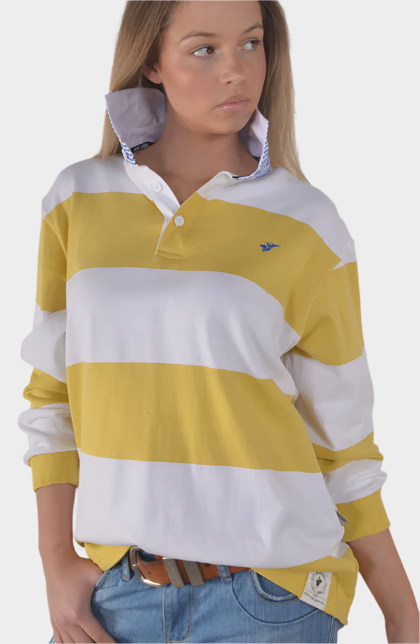 Bullrush Womens Seasonal Duo Rugby -Yellow