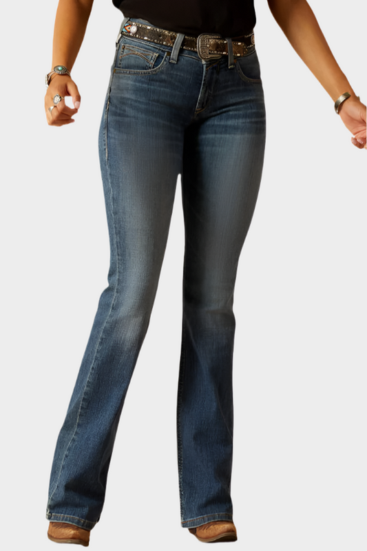Ariat Woman's Perfect Rise Chopped Ella Boot Cut