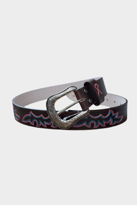 Twisted X Pink Ribbon Belt