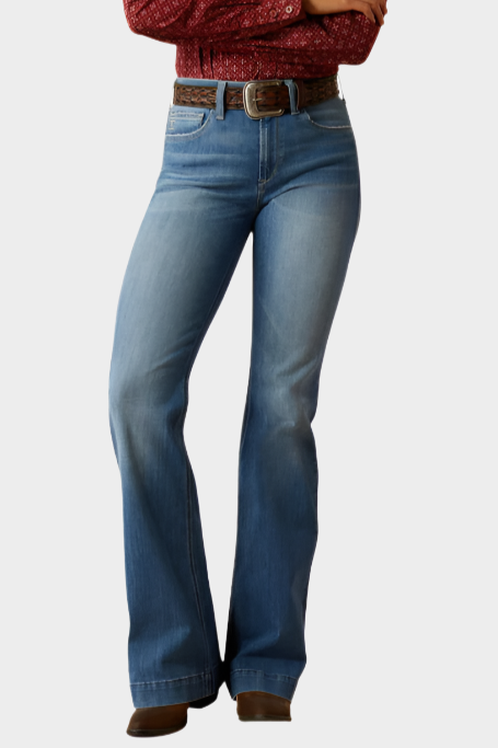 ARIAT WMS HIGH RISE SLIM TROUSER CLAIR - ANAHEIM
