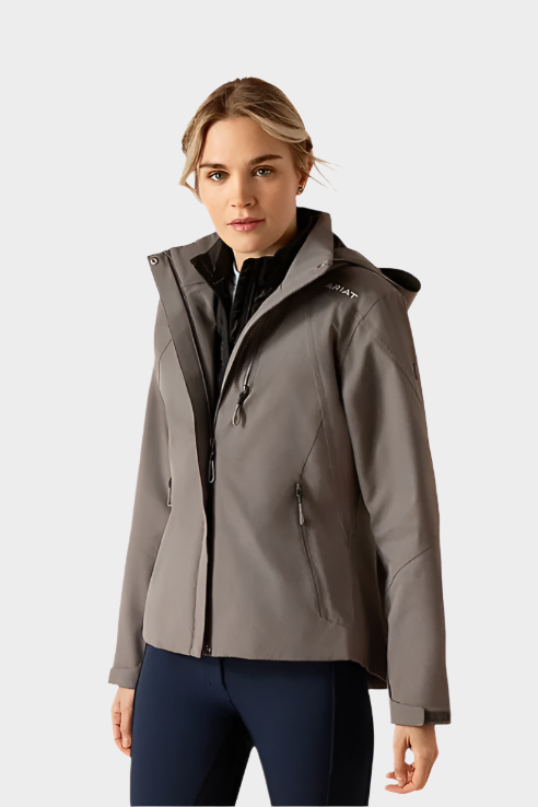Ariat Womens Coastal H2O Jacket - Plum Grey (10048872)