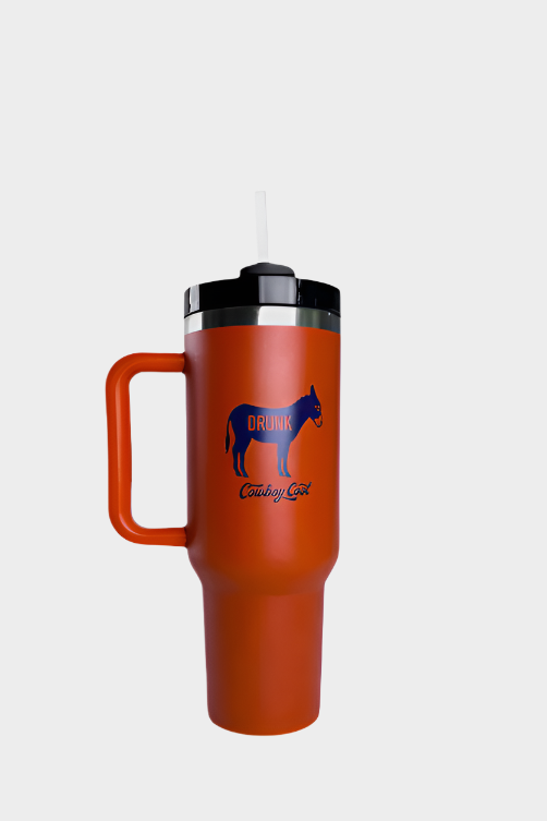 Cowboy Cool Drunk A$$ Travel Mug - Red