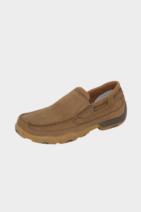 TWISTED X - MENS DRIVING MOC BOAT SLIP ON