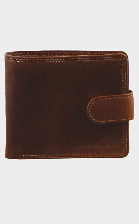 PIERRE CARDIN MEN'S WALLET - COGNAC