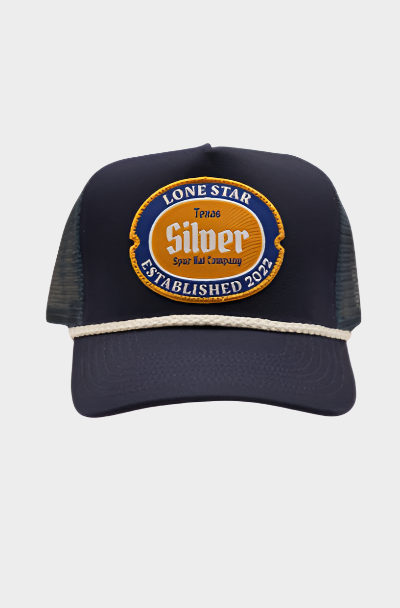 Silver Spur Barley Blue- Navy/Navy Rope Hat