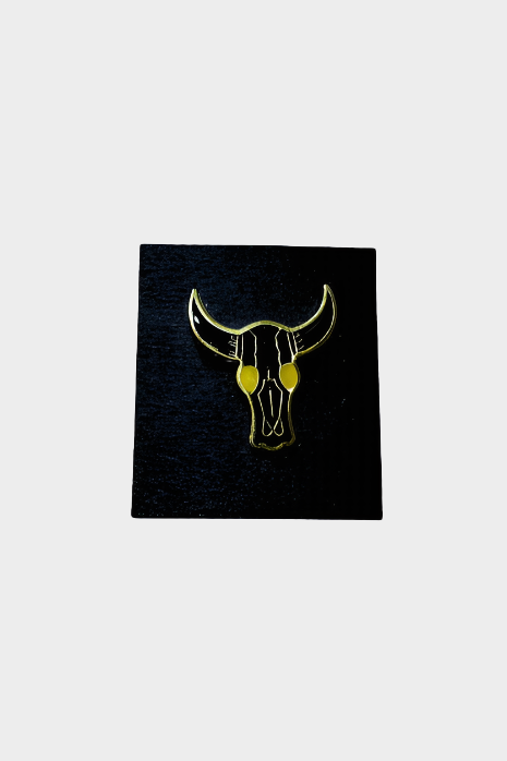 Austin Accent Hat Pin Longhorn Skull