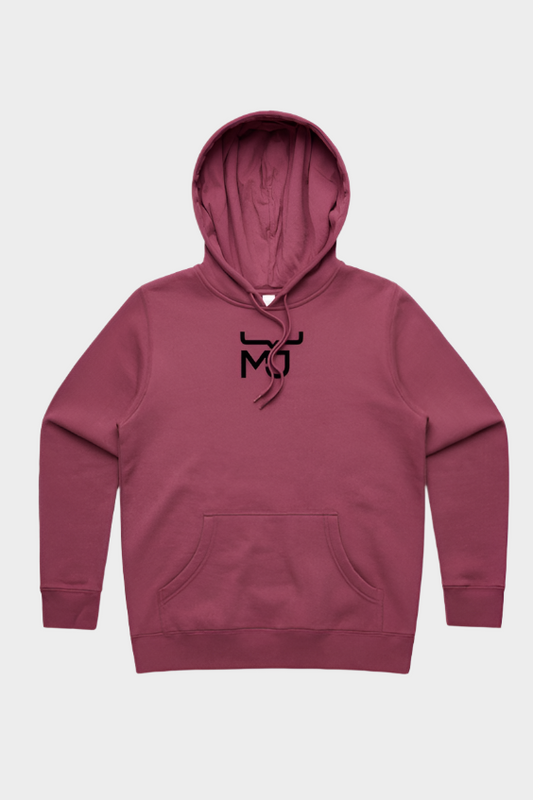 MJ Ladies Colour Hoodie Berry