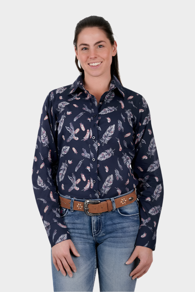 PURE WESTERN WOMENS ALAYA L/S SHIRT