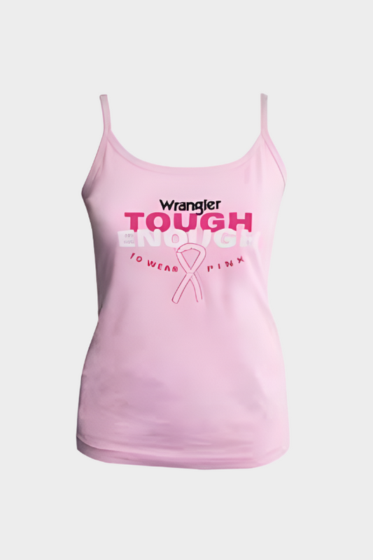Wrangler Women's "Tough Enough To Wear Pink" Singlet