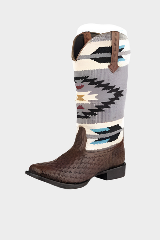 Roper Women's Becca - Brown / Grey Woven Serape