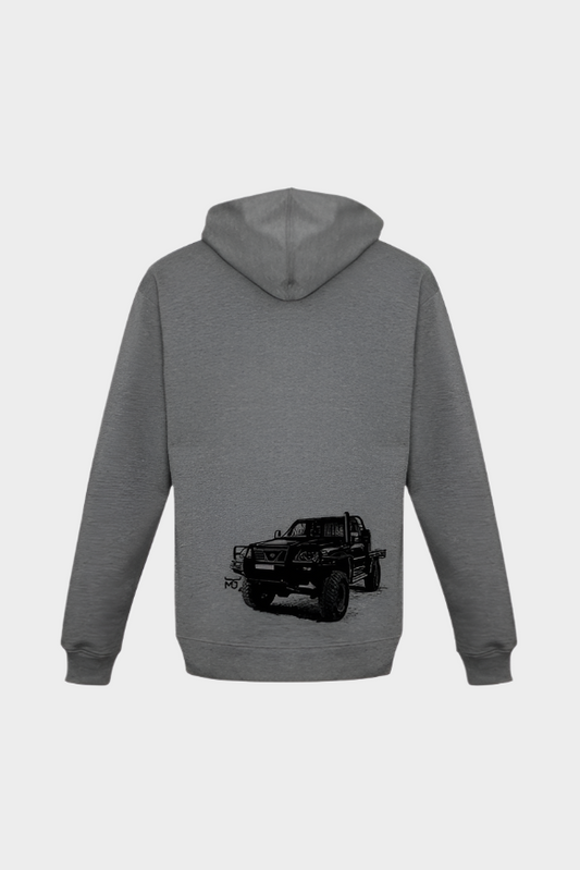 MJ Men's Patrol Hoodie - Grey Marle