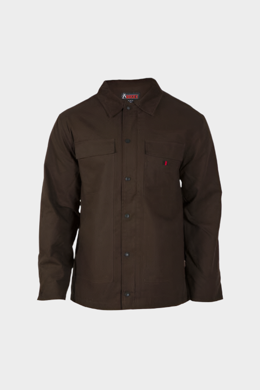 ROCKY MEN'S WORKSMART COLLARED RANCH COAT - DEMITASSE