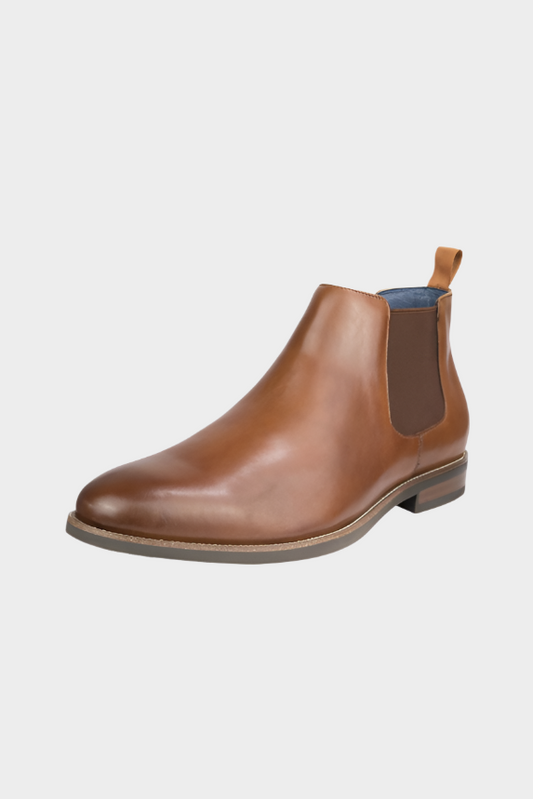 Florsheim Ceduna Plain Toe Chelsea Boot - Cognac