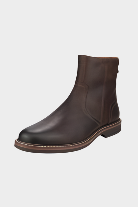 Florsheim Norwalk Zip Plain Toe Side Zip Boot - Brown