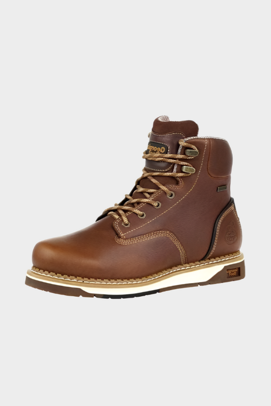 GEORGIA BOOT AMP LT WEDGE STEEL TOE WATERPROOF WORK BOOT