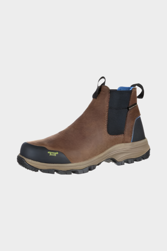 GEORGIA BOOT BLUE COLLAR CHELSEA WATERPROOF WORK ROMEO BOOT