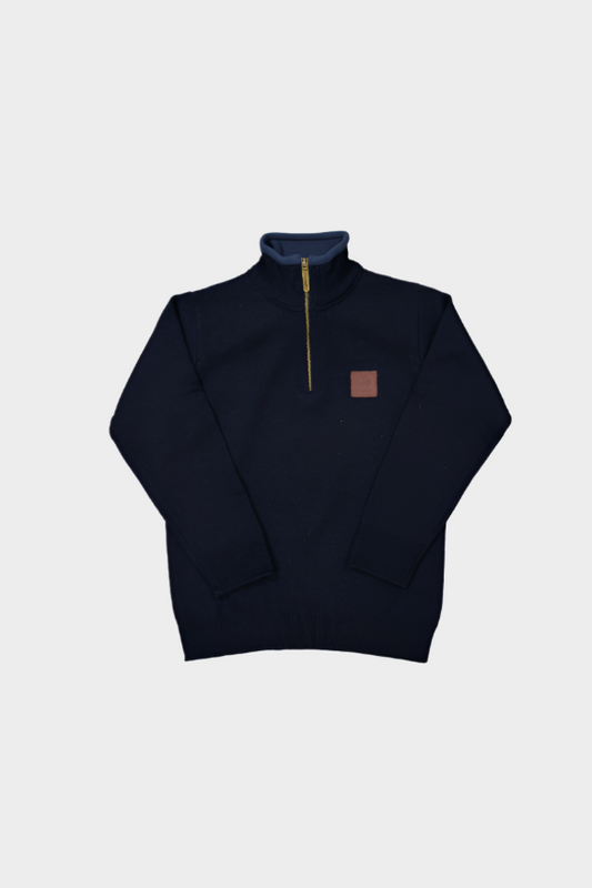 Swanndri Kid's Mariner Zip Neck Sweater