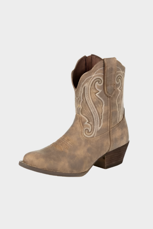 DURANGO® CRUSH WOMEN'S DISTRESSED SHORTIE WESTERN BOOT